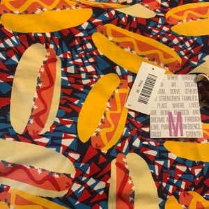 LuLaRoe Irma with Hotdogs